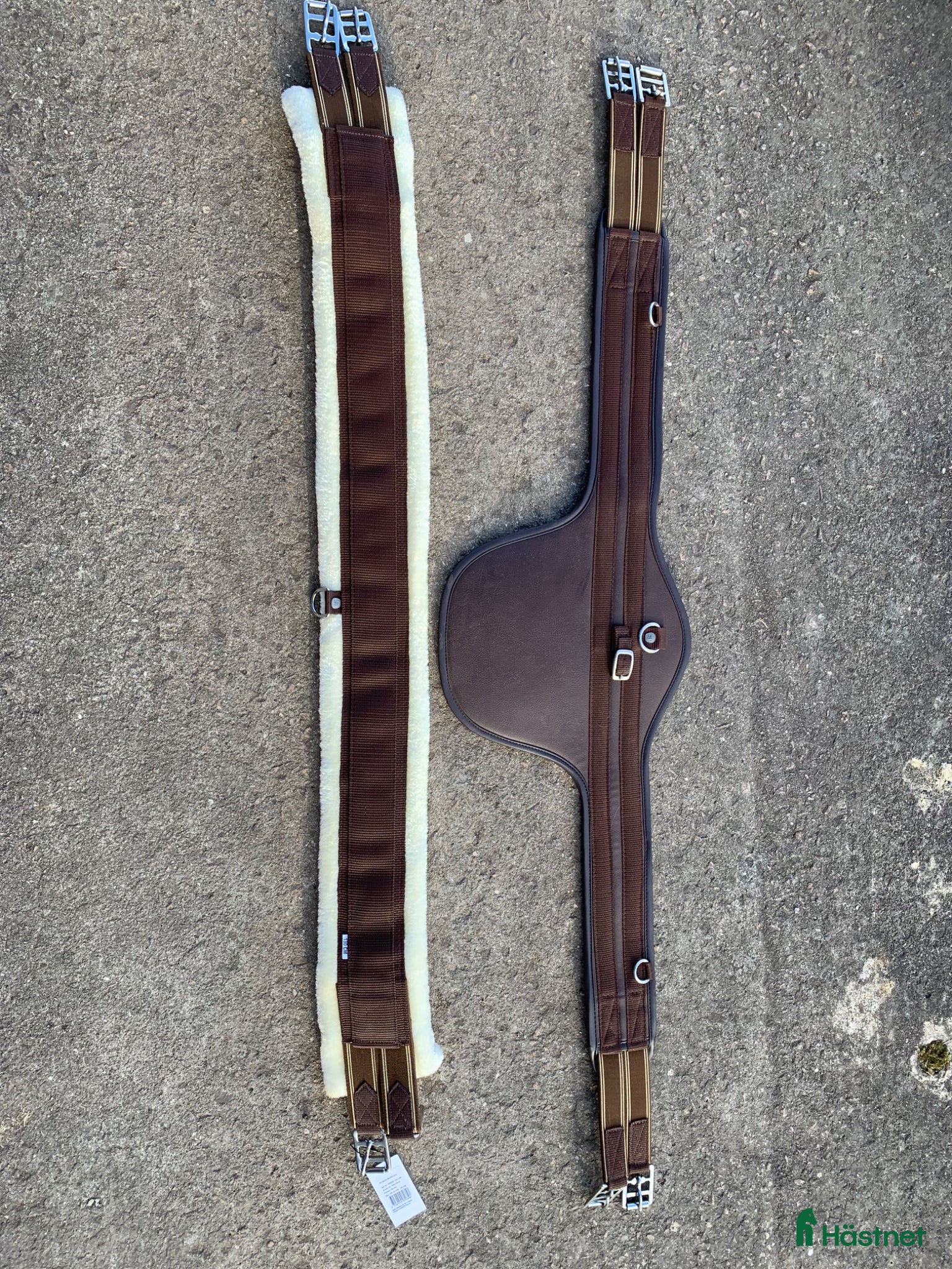 Sadeltillbehör hästutrustning Sadelgjord + magplatta Fairfield – HELT NYA! - Annons 3