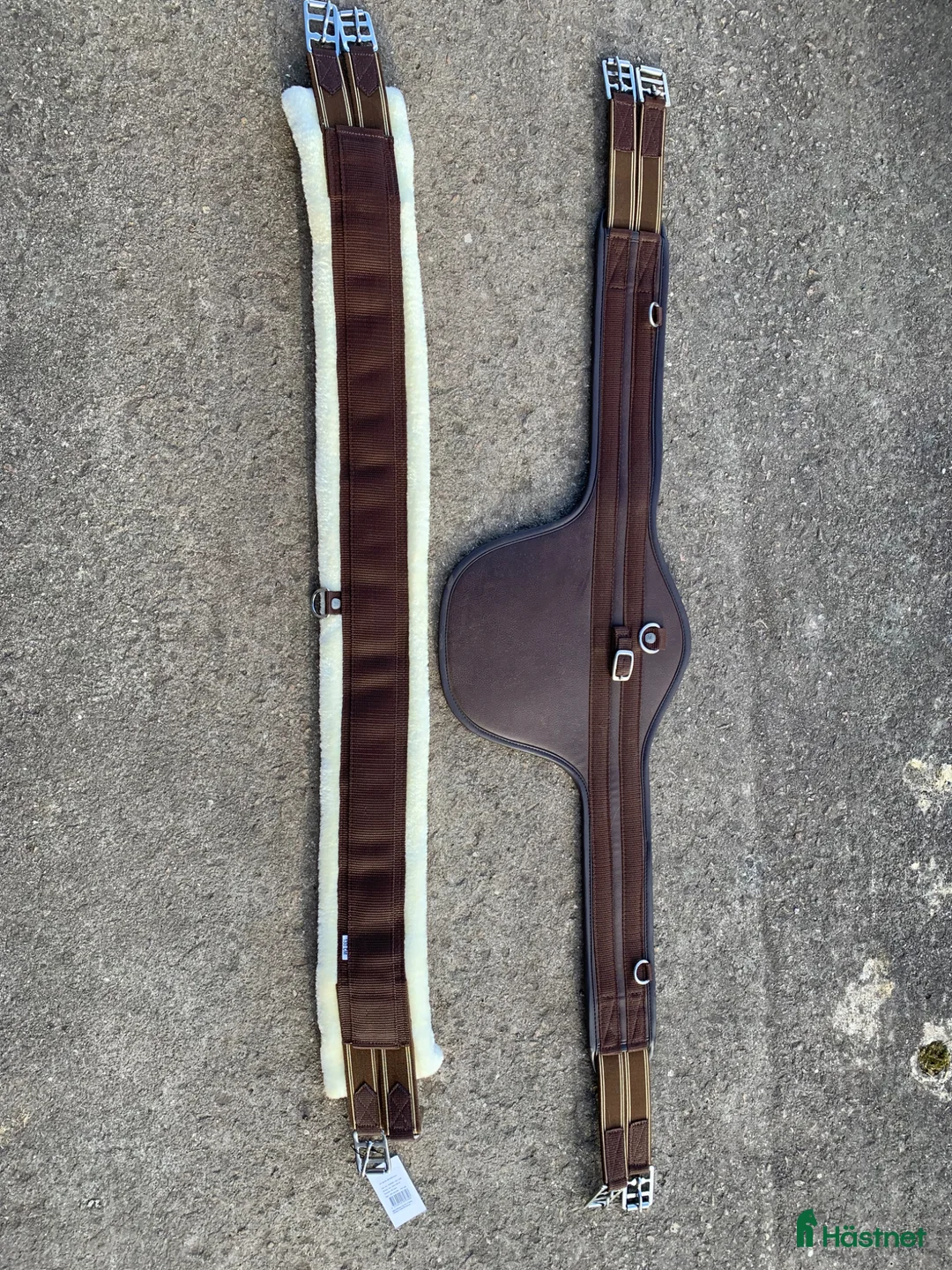 Sadeltillbehör hästutrustning till salu: Sadelgjord + magplatta Fairfield – HELT NYA! - Annons 1