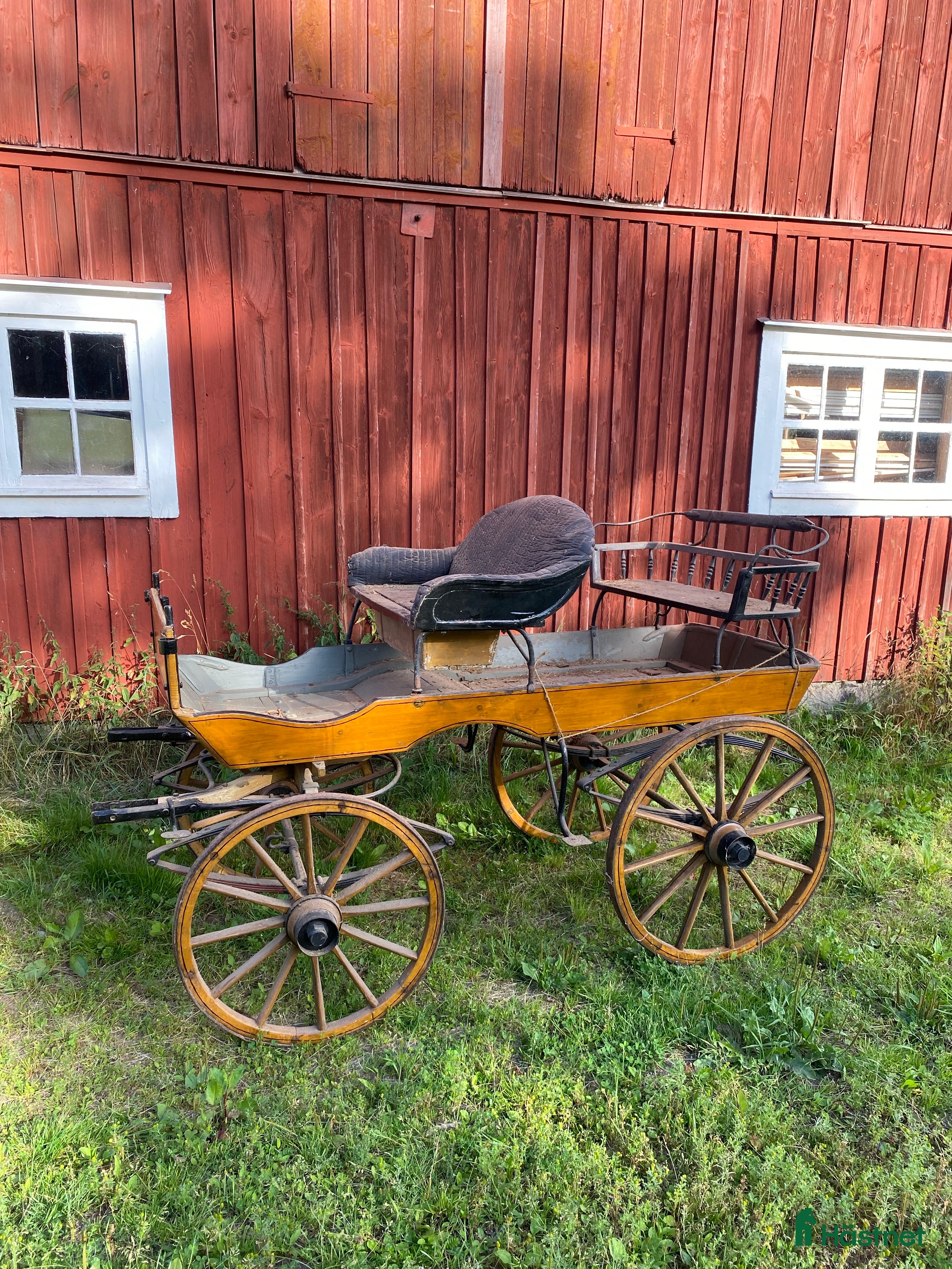 Körvagnar körning till salu: Fjädervagn, vagn i Ramkvilla - Annons 1