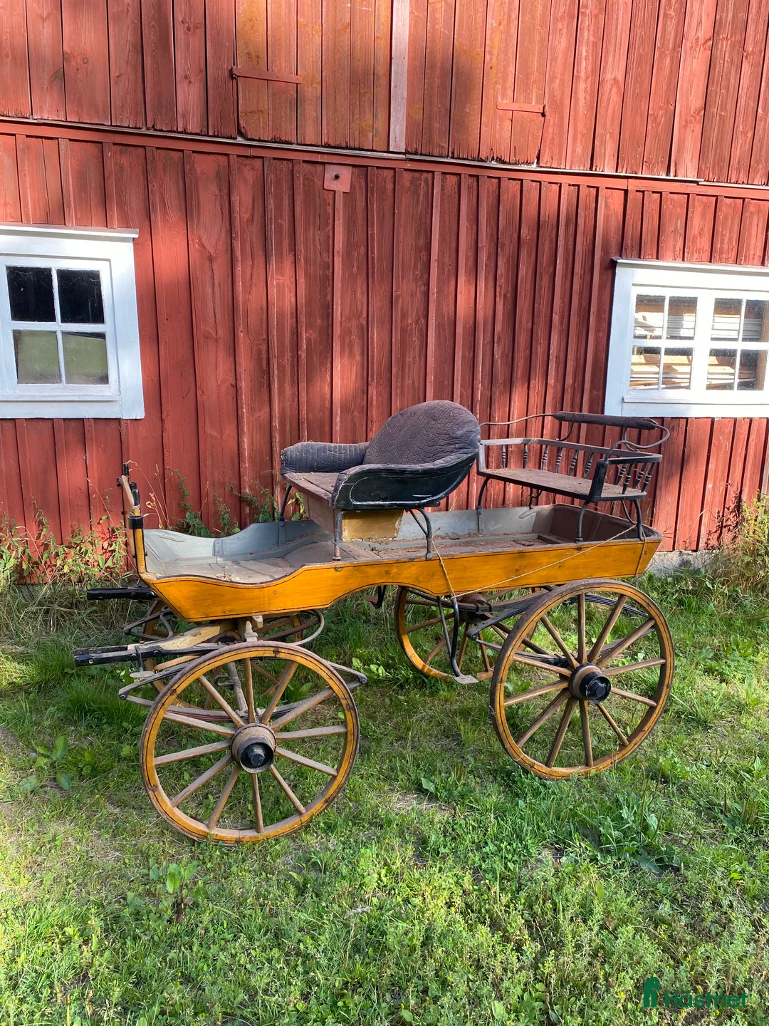 Körvagnar körning till salu: Fjädervagn, vagn i Ramkvilla - Annons 1