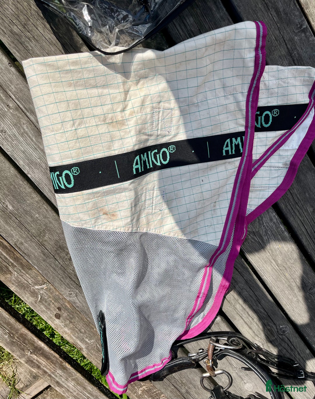 Täcken hästutrustning till salu: Amigo AirFlow 125 Green/Purple i Uppsala - Annons 6