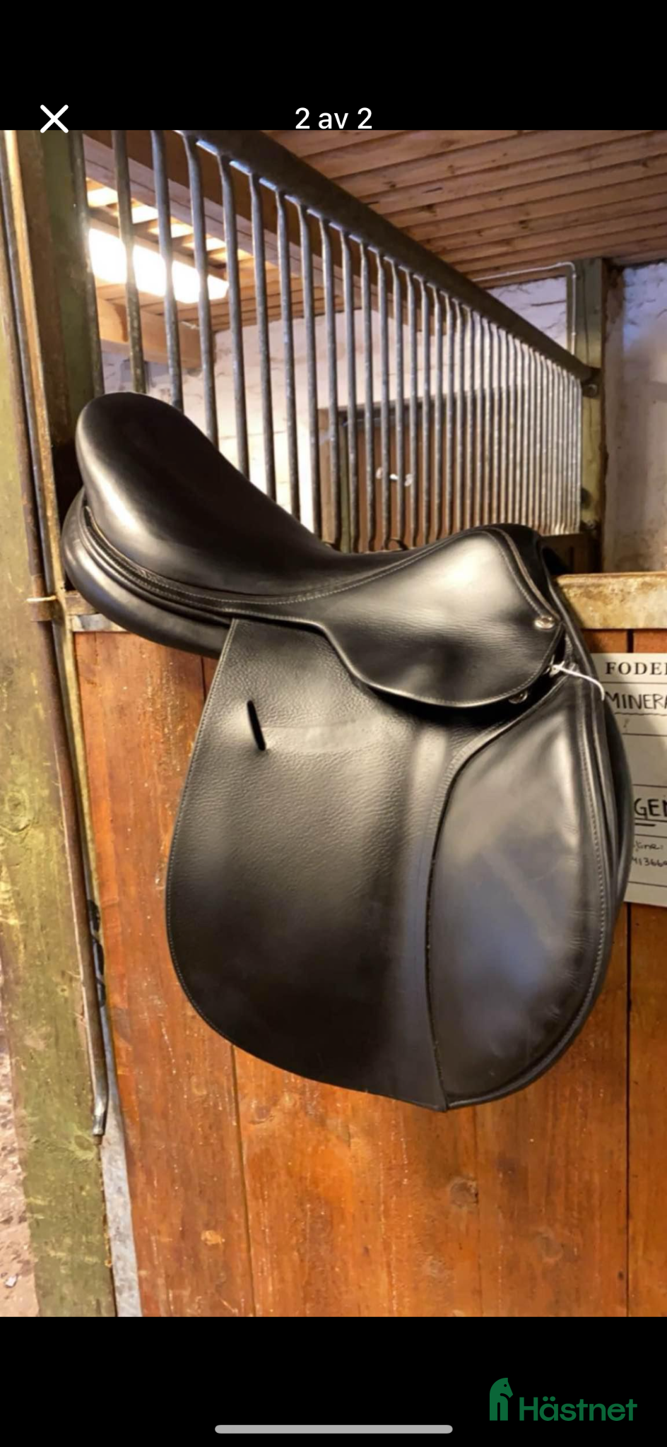 Sadlar hästutrustning Butet 17,5” korta kåpor - Annons 1