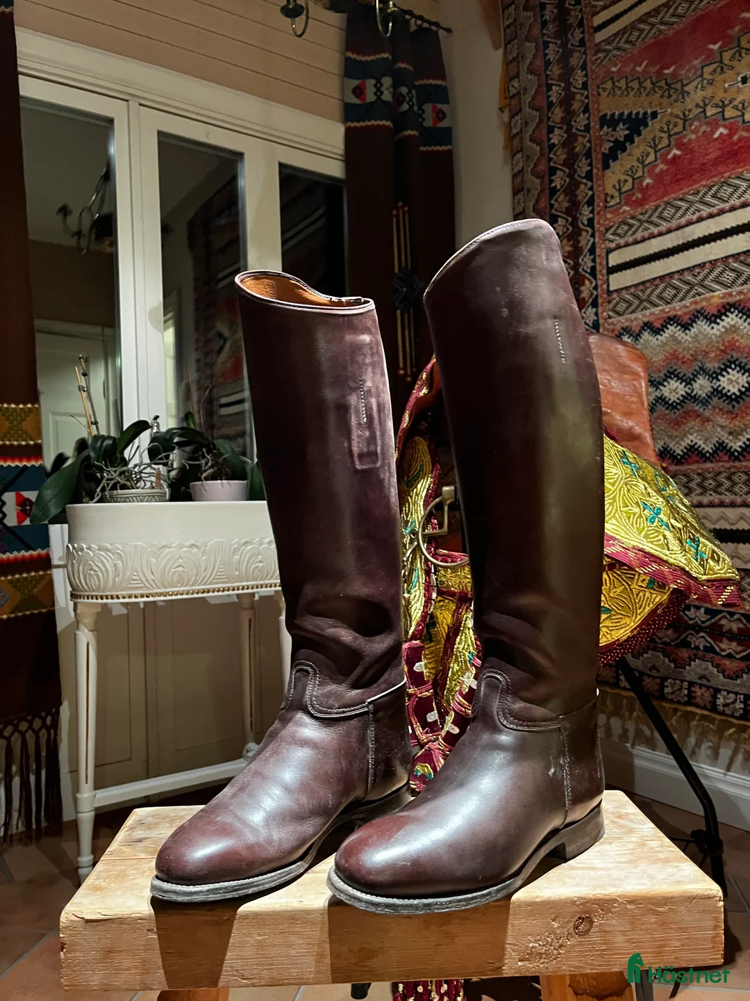 Ridstövlar ryttarutrustning till salu: König Special Sydda Bruna Ridstövlar i Rättvik - Annons 1