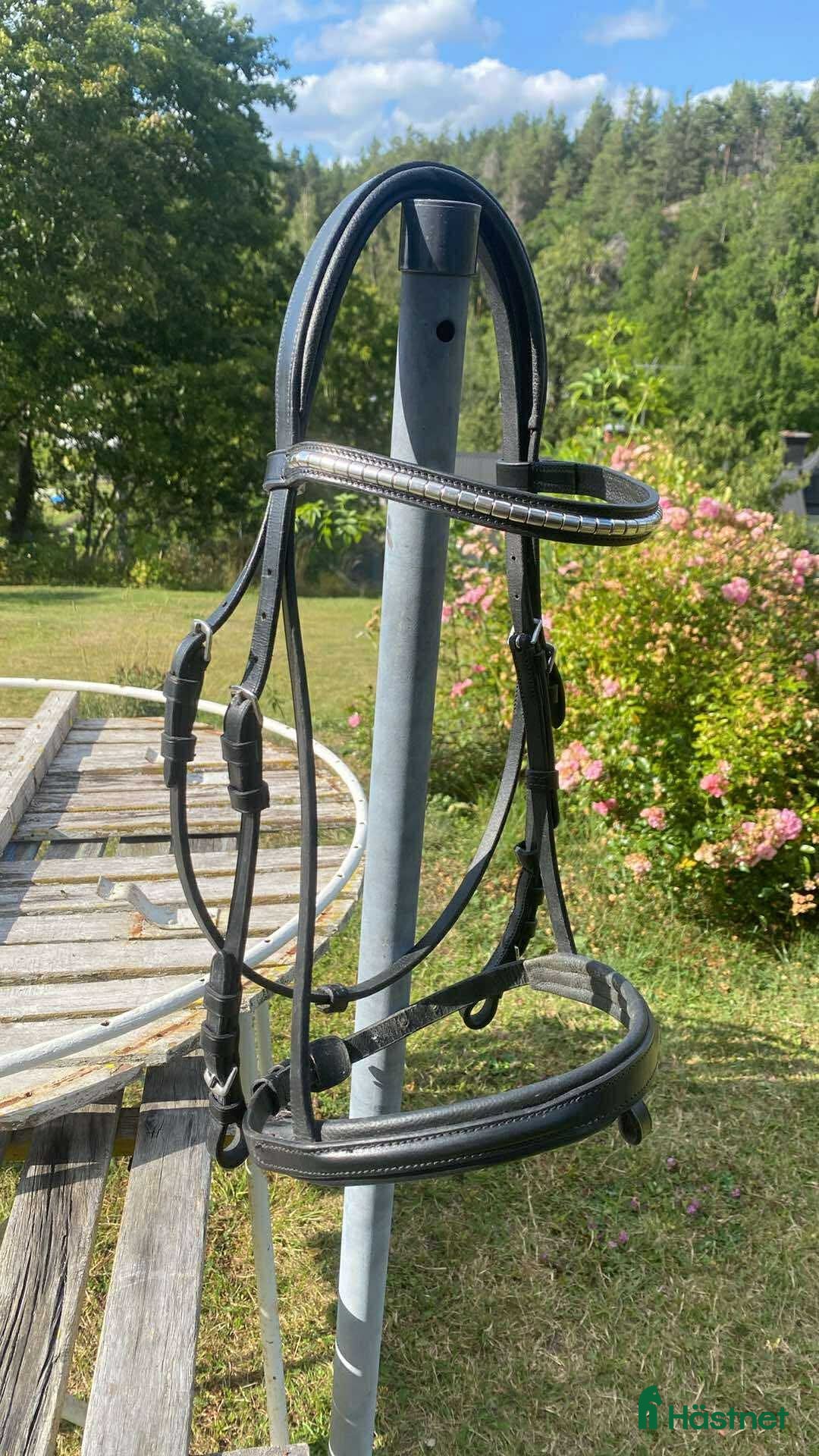 Träns hästutrustning till salu: Svart träns i toppenskick i Johanneshov - Annons 1