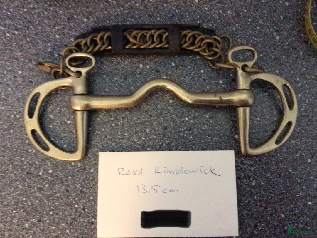 Bett hästutrustning till salu: Rakt Kimblewick bett 13,5 cm - Annons 1