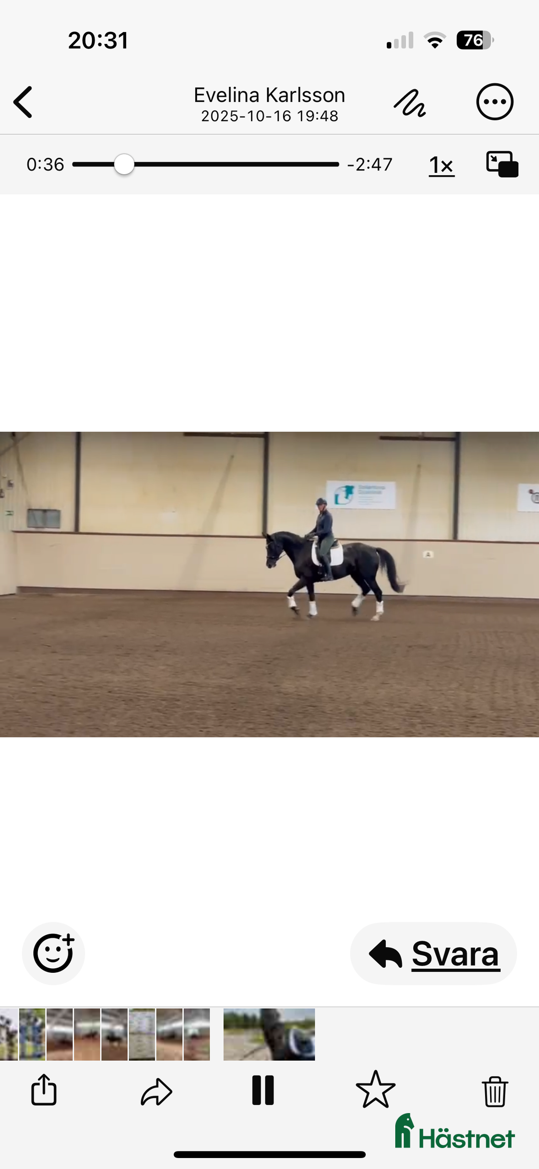 Dressyr hästar till salu: Dressyr sto i Rosersberg - Annons 1