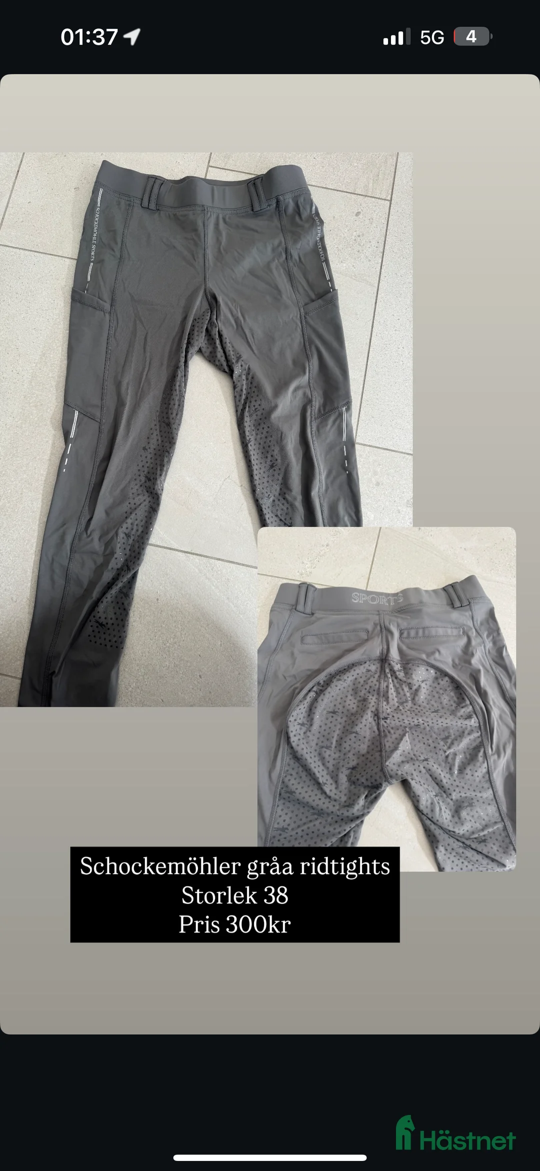 Ridbyxor ryttarutrustning till salu: Ridbyxor  - Annons 1