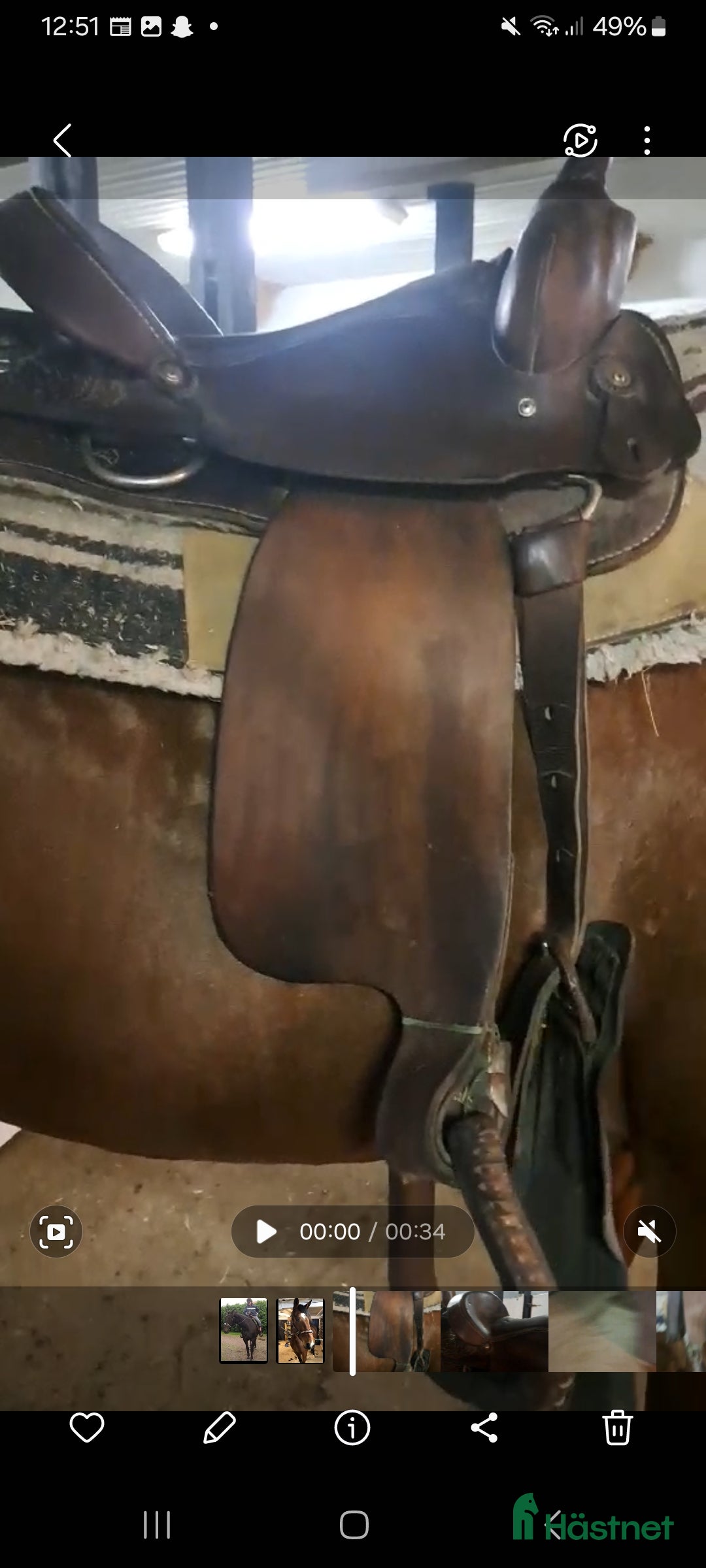 Sadlar hästutrustning till salu: Westernsadel  i Västerfärnebo - Annons 1