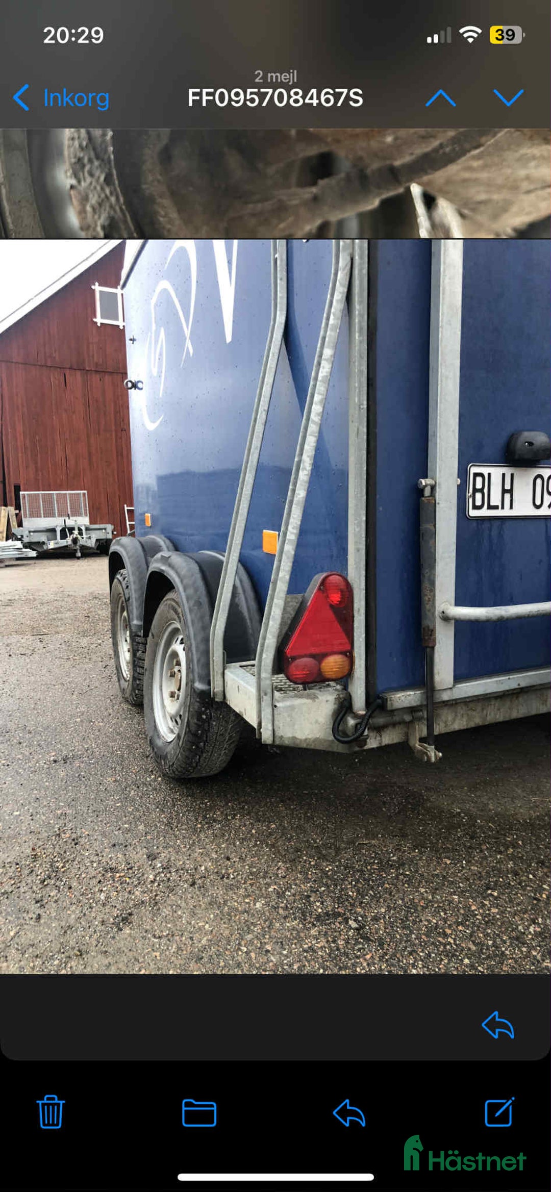 Hästtransporter  fordon & transport till salu: Transport med dålig axel  i Kumla - Annons 2