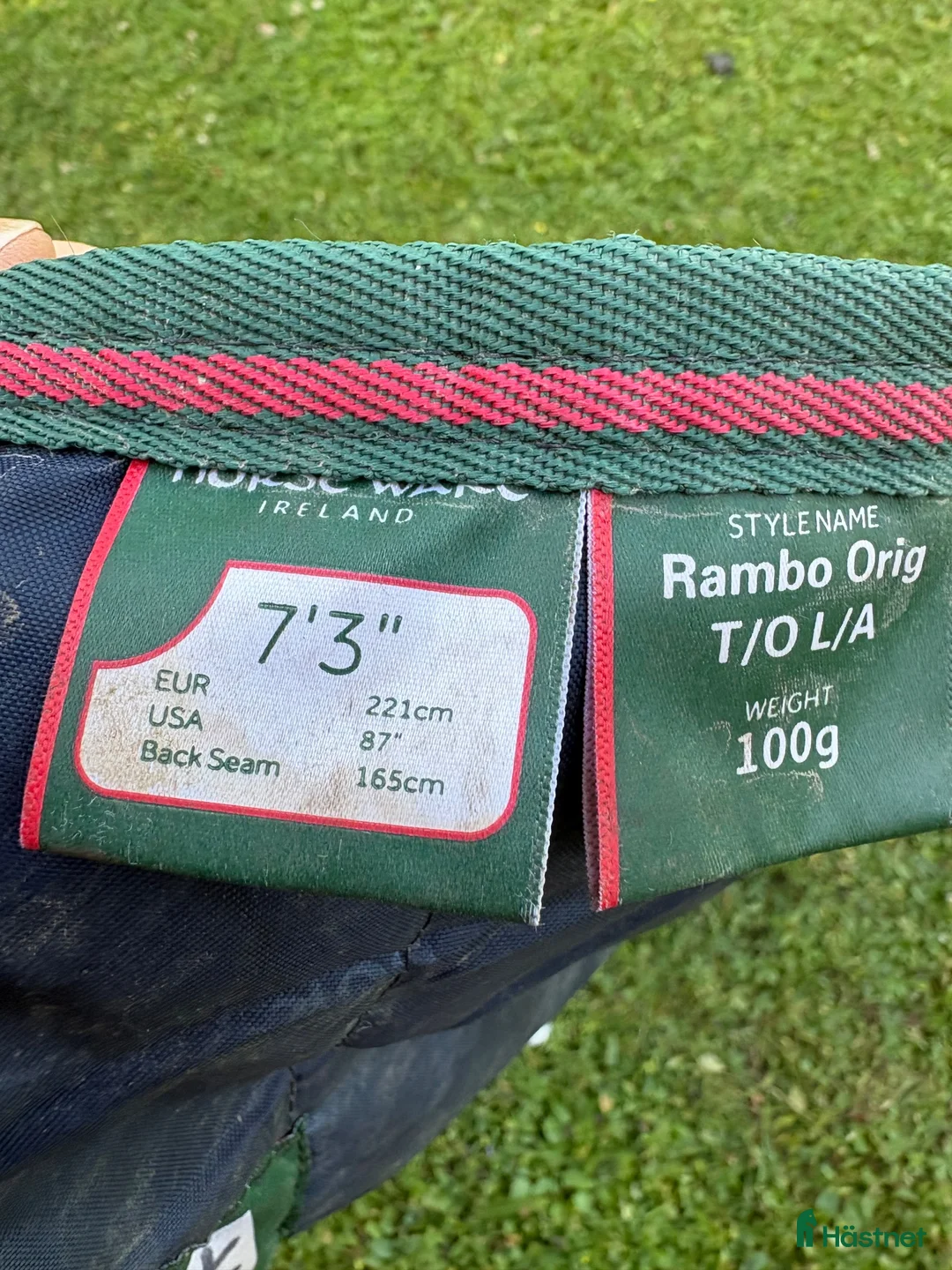 Täcken hästutrustning till salu: Horseware Rambo original T/O 100 gram - Annons 2