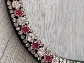 Träns hästutrustning till salu: Rosa/silver blingpannband i Hudiksvall - Annons 9