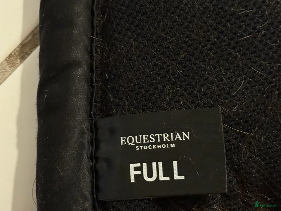 Schabrak & Vojlockar hästutrustning till salu: Equestrian Stockholm svart dressyrschabrak - Annons 5