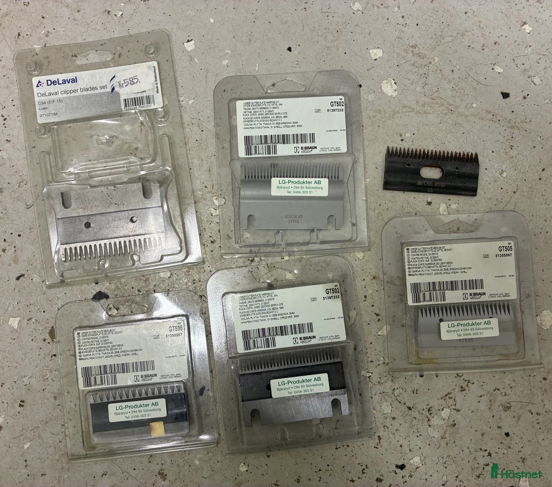 Övrig utrustning övrig utrustning till salu: Robust klippare DeLaval + många extra skär - Annons 2