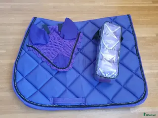 Schabrak & Vojlockar hästutrustning Schabrak med matchande huva och benlindor i Haninge - Annons 13