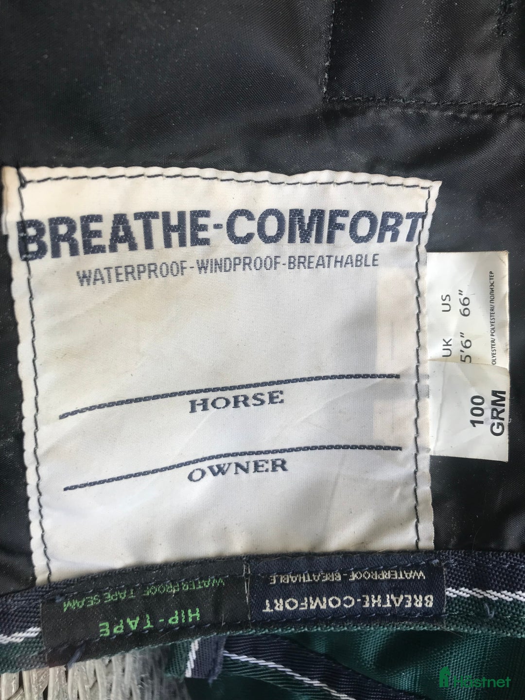 Täcken hästutrustning till salu: Mörkgrön 125 i Björklinge - Annons 2