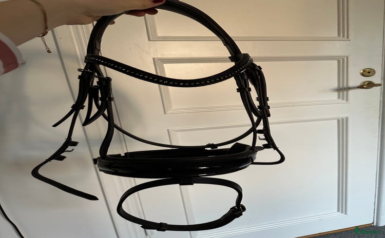 Träns hästutrustning till salu: Fint träns med tyglar och två pannband i Lerum - Annons 1