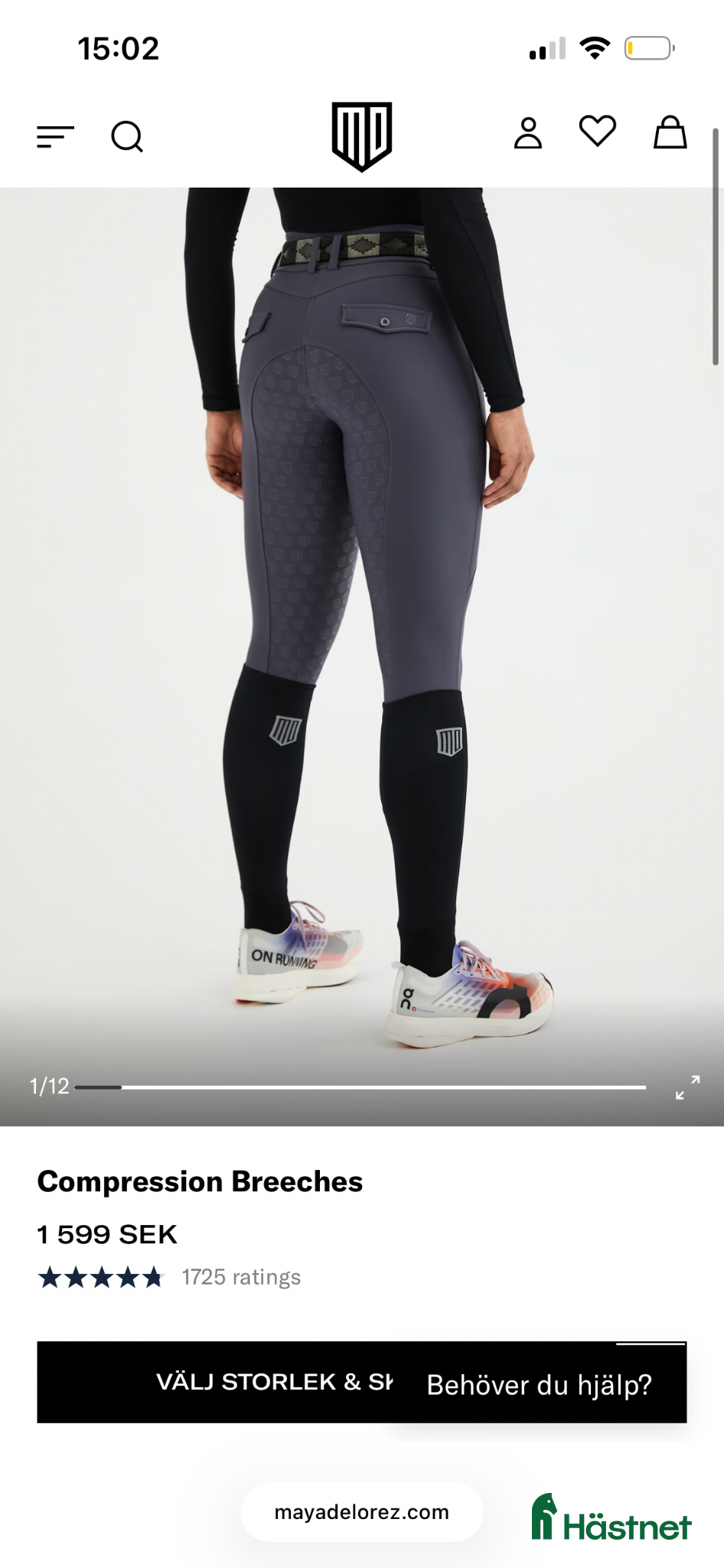 Ridbyxor ryttarutrustning till salu: Maya delorez ridbyxor  - Annons 7