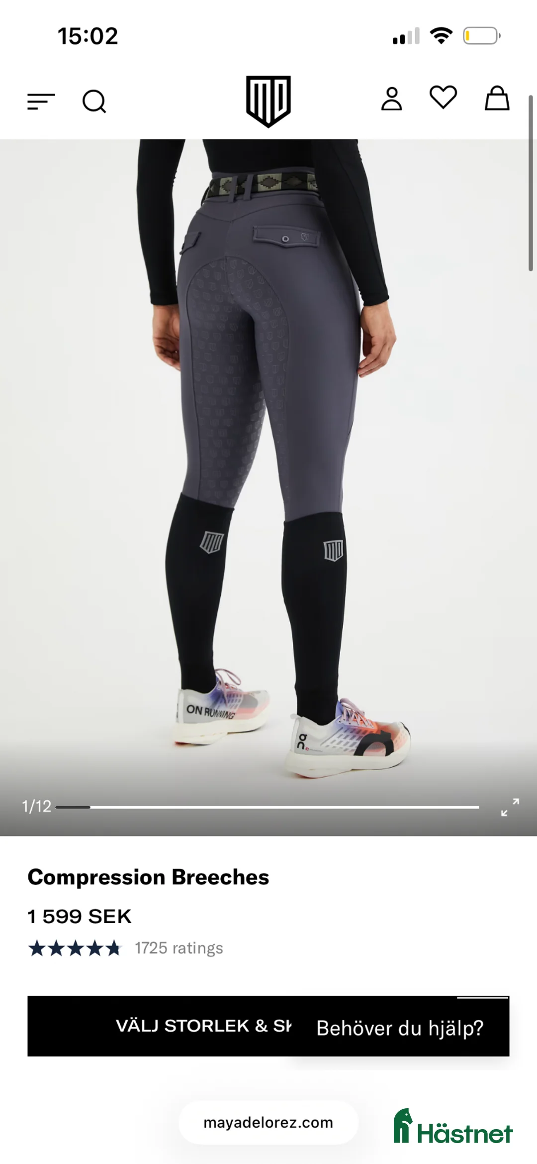 Ridbyxor ryttarutrustning till salu: Maya delorez ridbyxor  - Annons 1