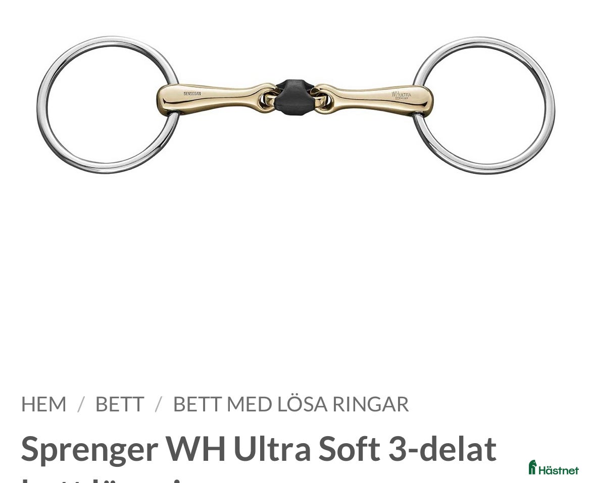Bett hästutrustning till salu: Sprenger Wh ultra soft i Vadstena - Annons 2