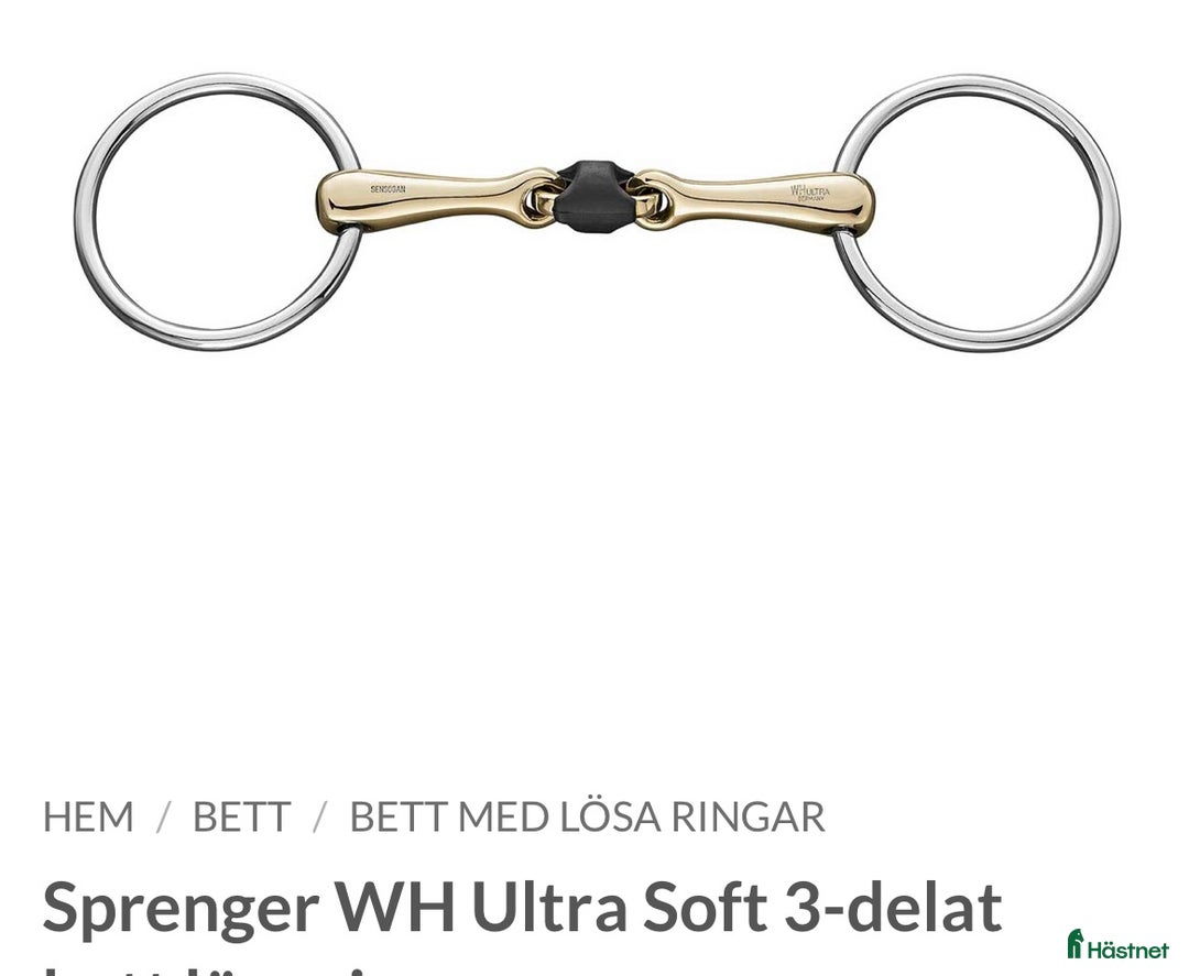 Bett hästutrustning till salu: Sprenger Wh ultra soft i Vadstena - Annons 1
