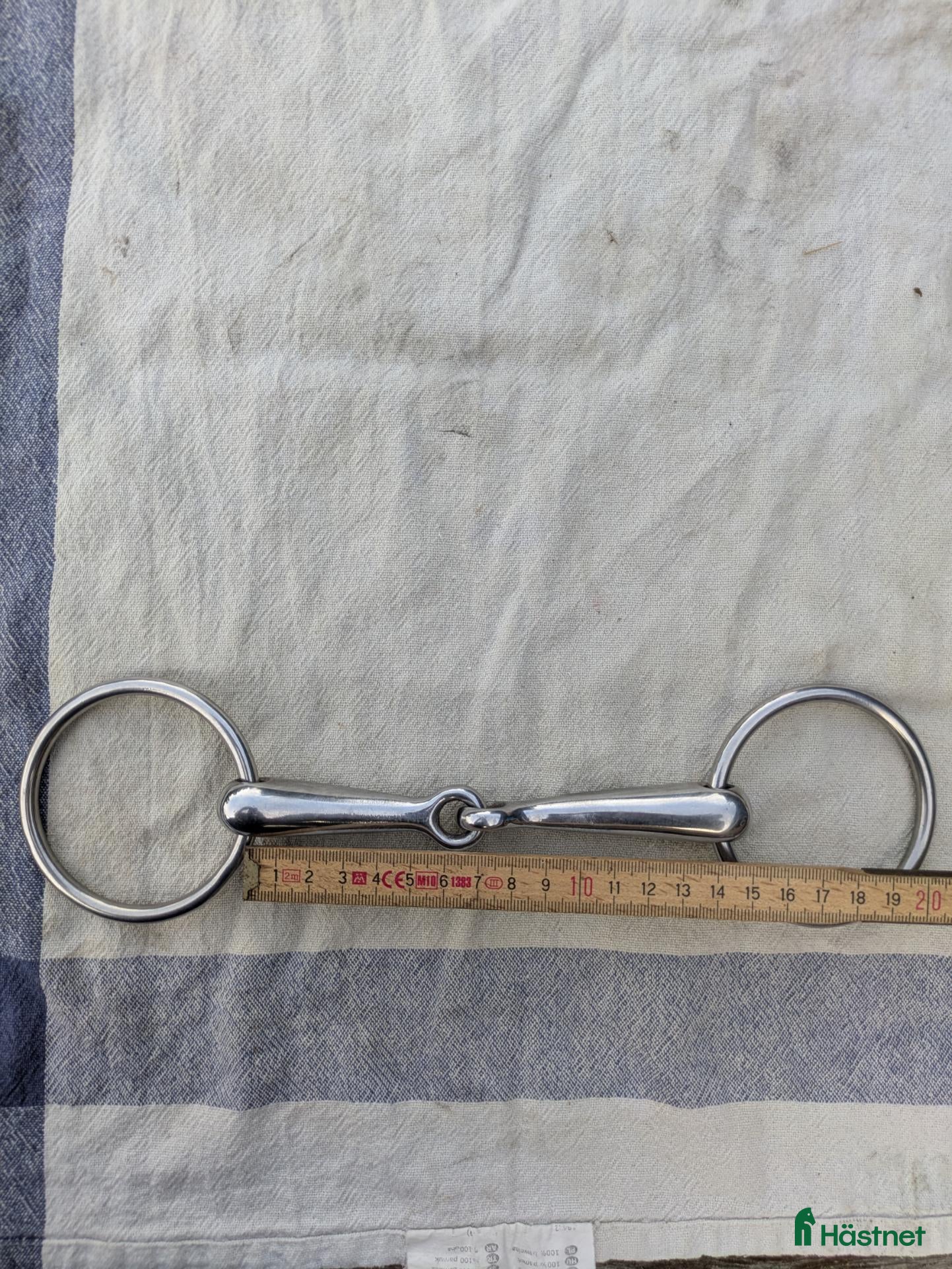 Bett hästutrustning Tvådelat tränsbett / löst ringbett 14 cm - Annons 2