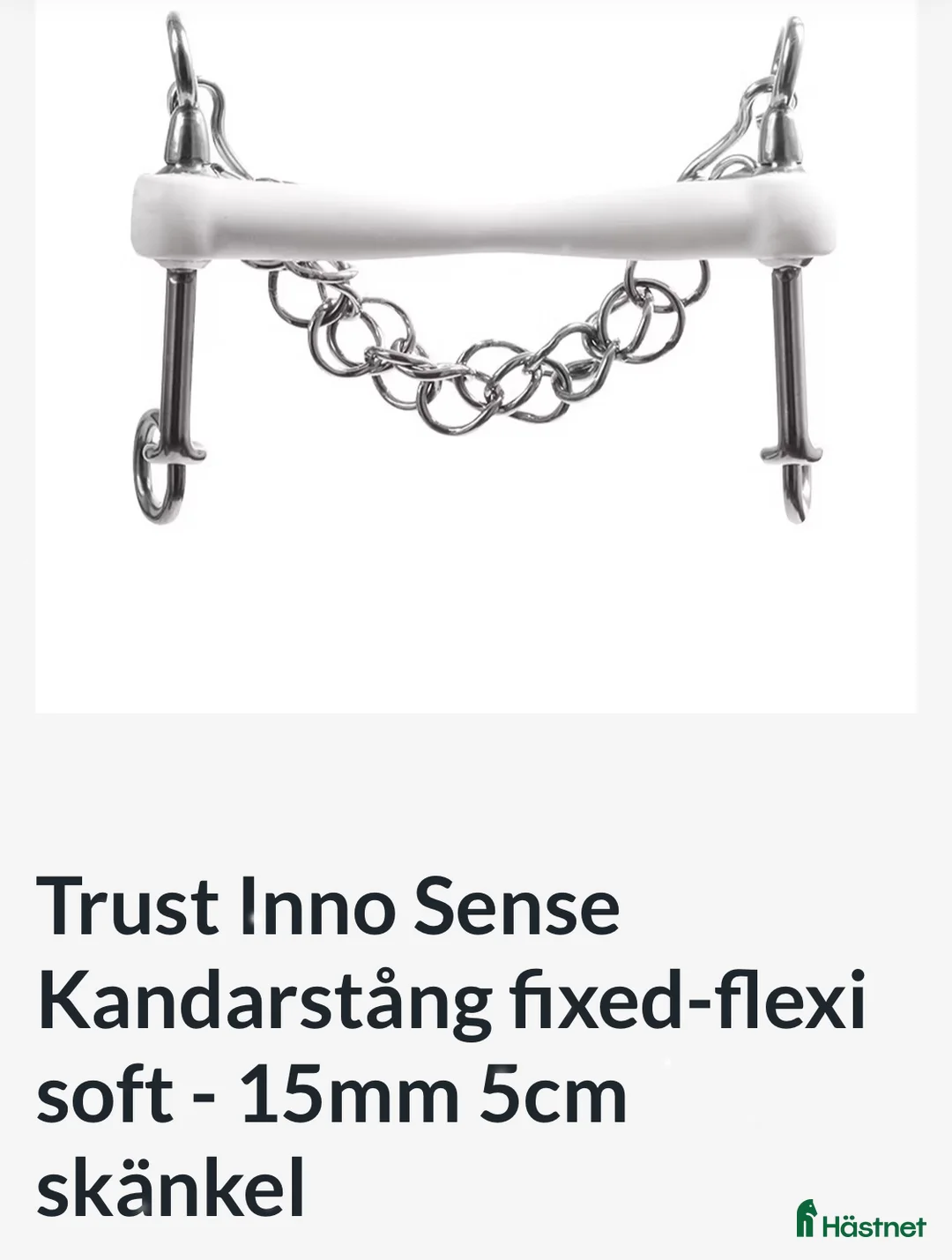 Bett hästutrustning till salu: Trust Kandarstång  - Annons 1