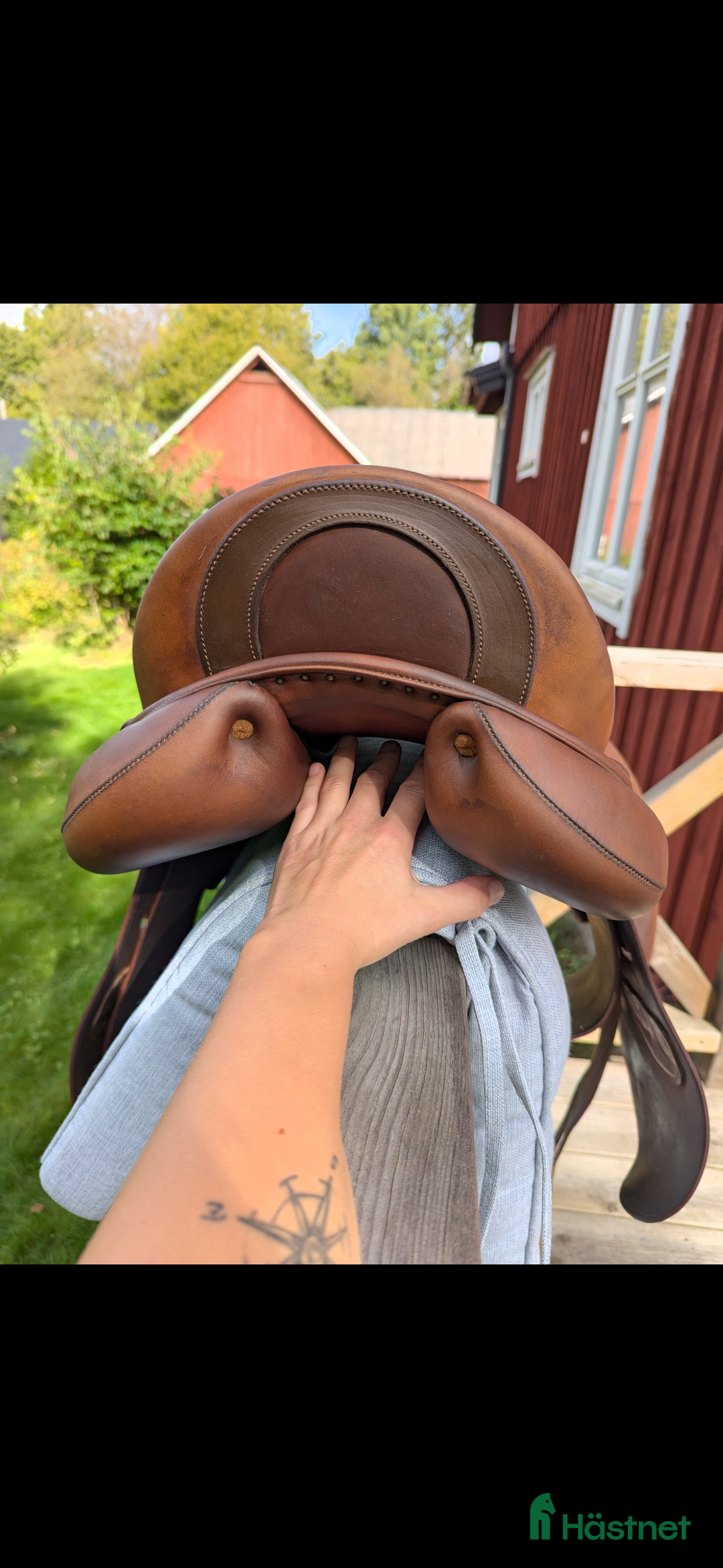 Sadlar hästutrustning till salu: Bruno delgrange dressyrsadel i Knäred - Annons 3