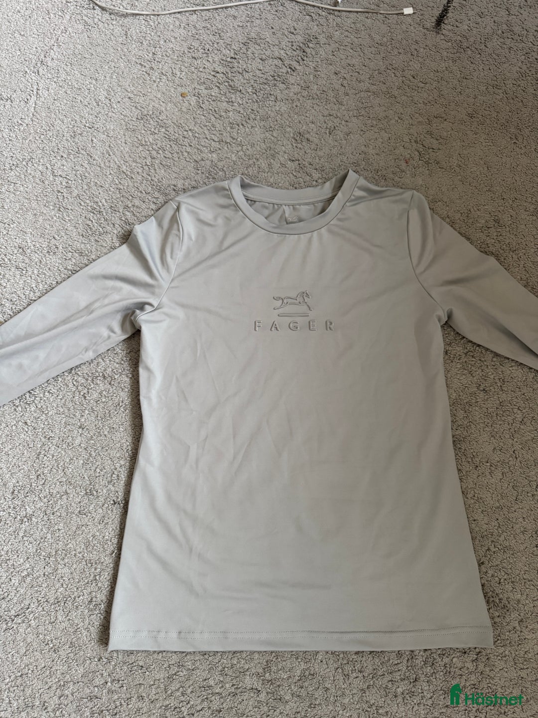 Övrigt Ridkläder ryttarutrustning till salu: Grå ridtröja Fager i Saltsjö-Boo - Annons 1