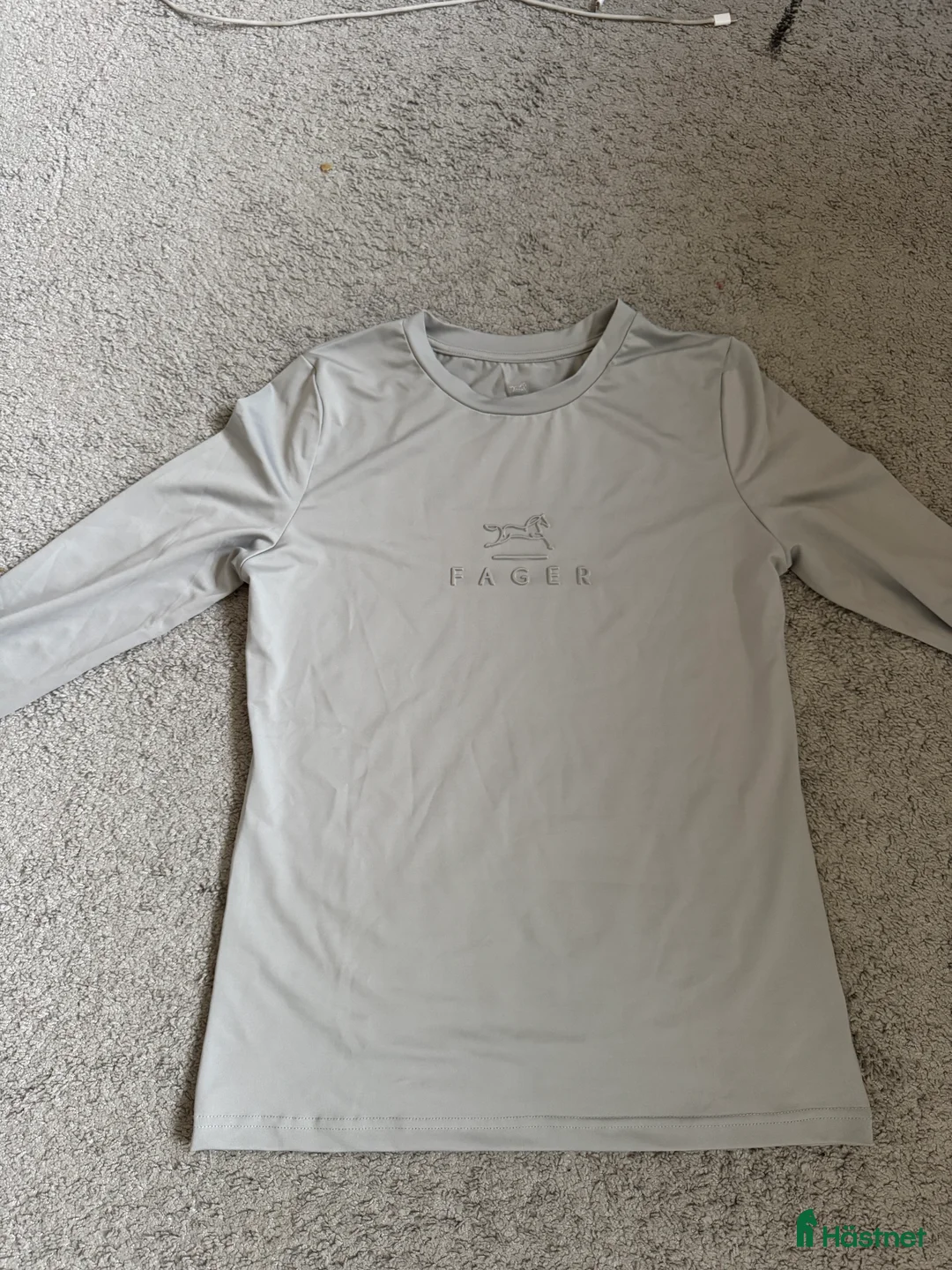 Övrigt Ridkläder ryttarutrustning till salu: Grå ridtröja Fager i Saltsjö-Boo - Annons 1