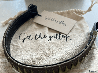 Träns hästutrustning till salu: Oanvänt Get the gallop pannband i Nacka - Annons 2