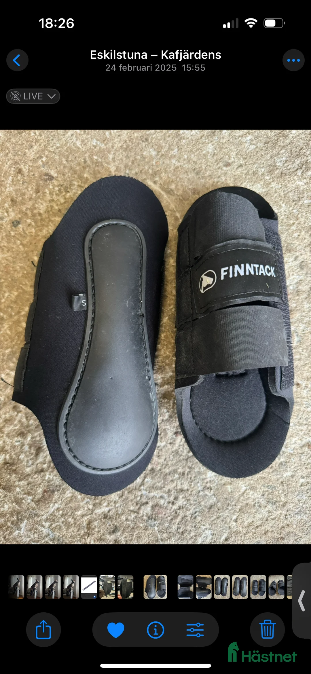 Benskydd hästutrustning till salu: Senskydd Finntack i Eskilstuna - Annons 1