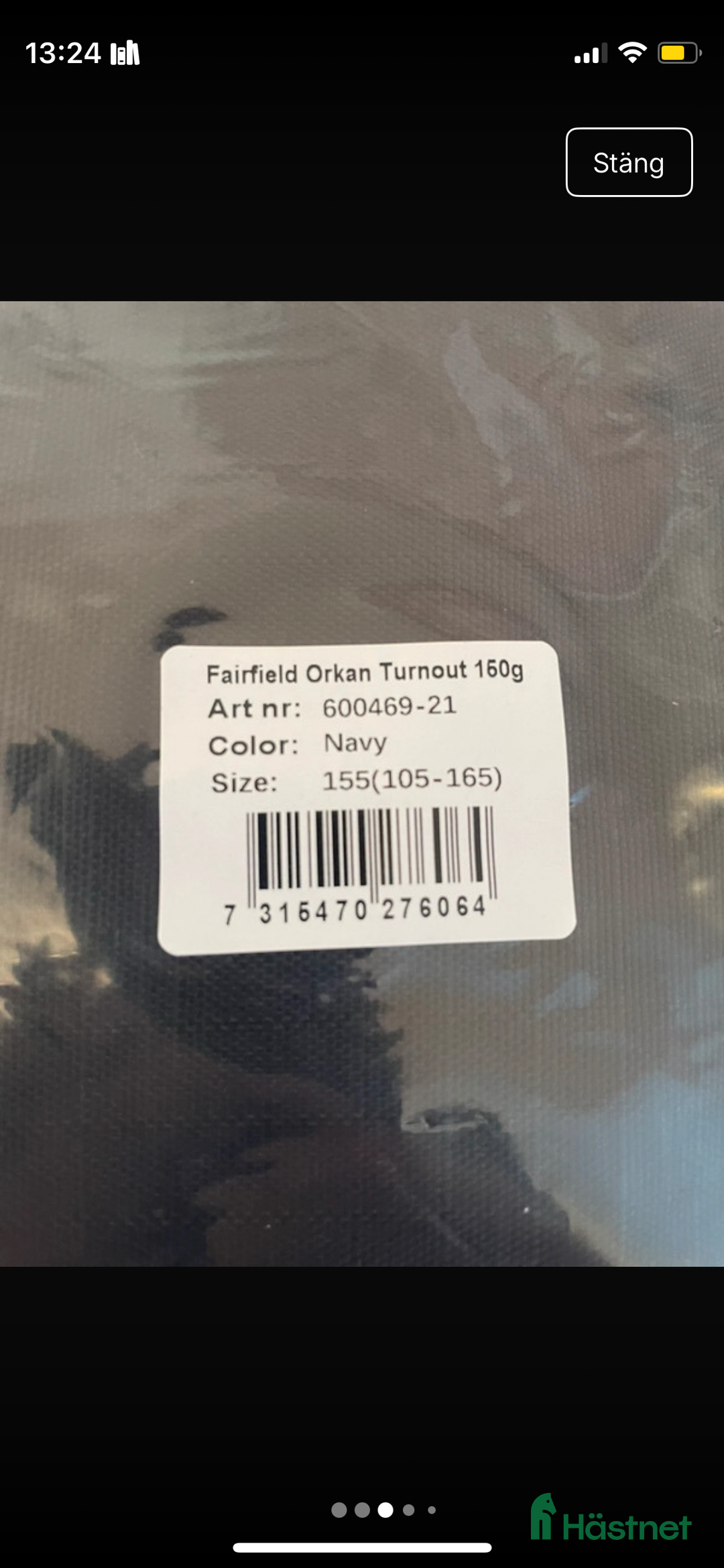 Täcken hästutrustning till salu: Utetäcke storlek 155 i Tyresö - Annons 3