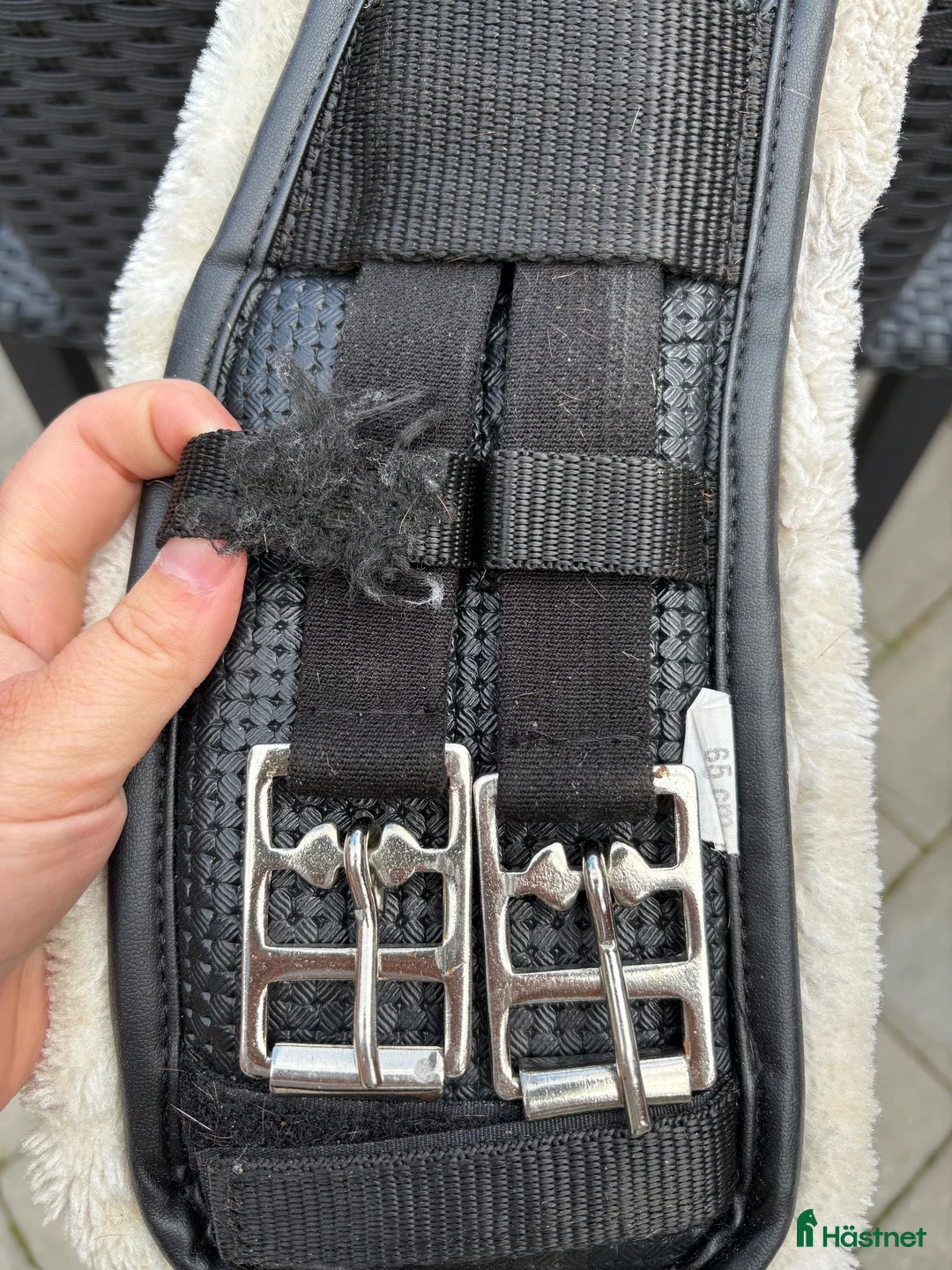 Sadeltillbehör hästutrustning till salu: Dressyrgjord med fluff - Annons 3