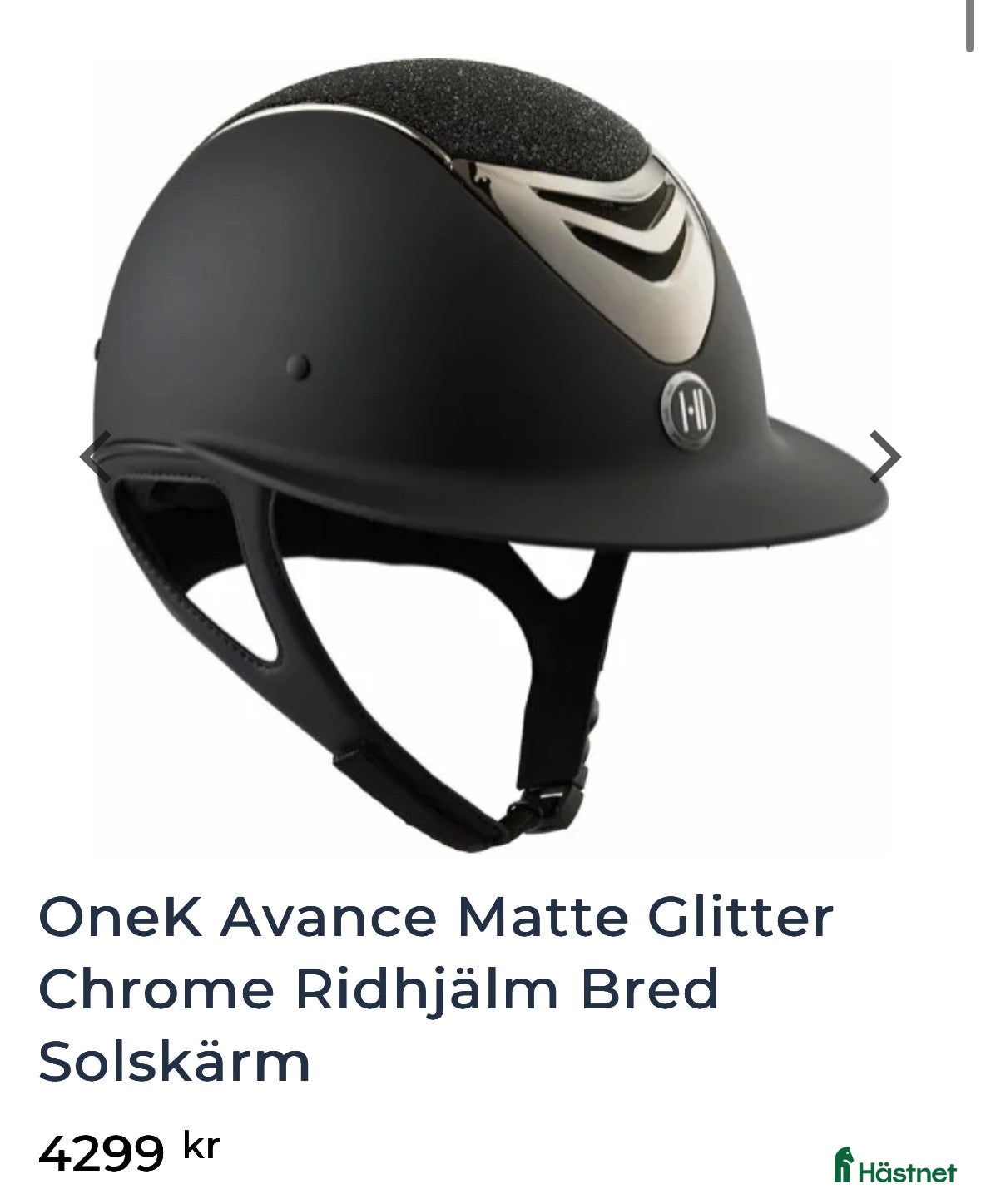 Hjälmar ryttarutrustning till salu: ONEK HJÄLM - Annons 1