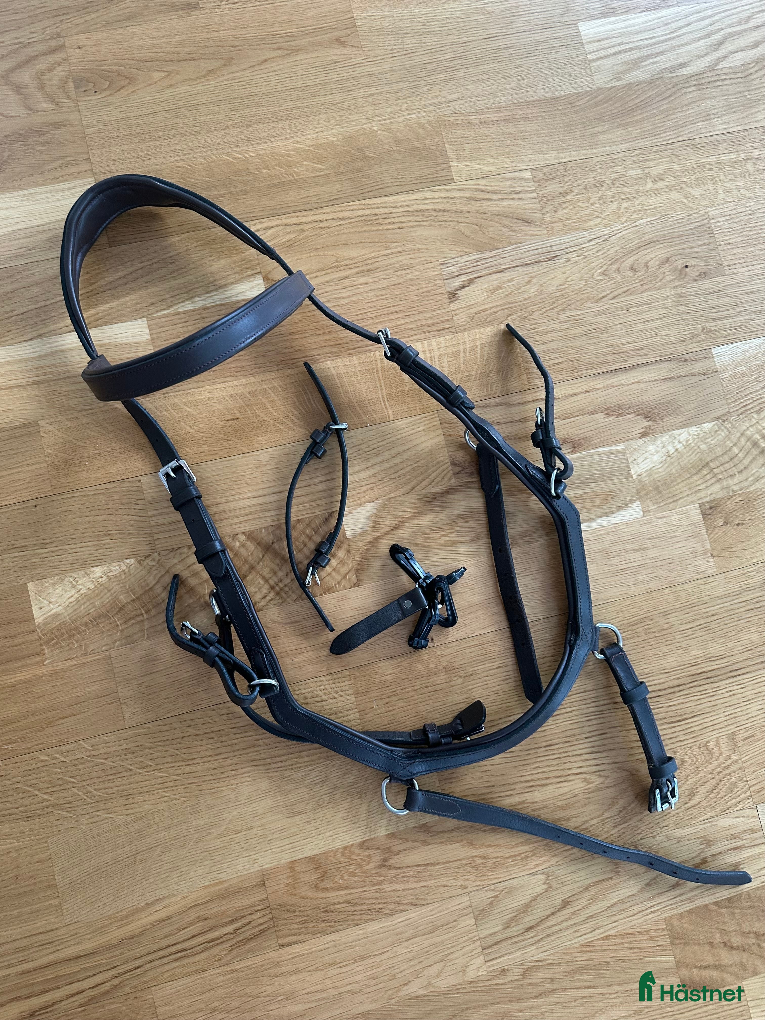 Träns hästutrustning Mörkbrunt Micklemträns stl full/standard horse - Annons 5