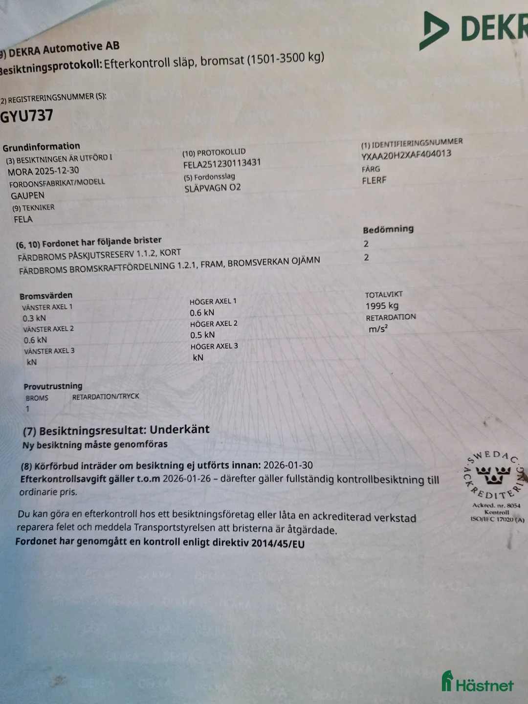 Hästtransporter  fordon & transport till salu: Värmlandsvagnen Gaupen -10 - Annons 9