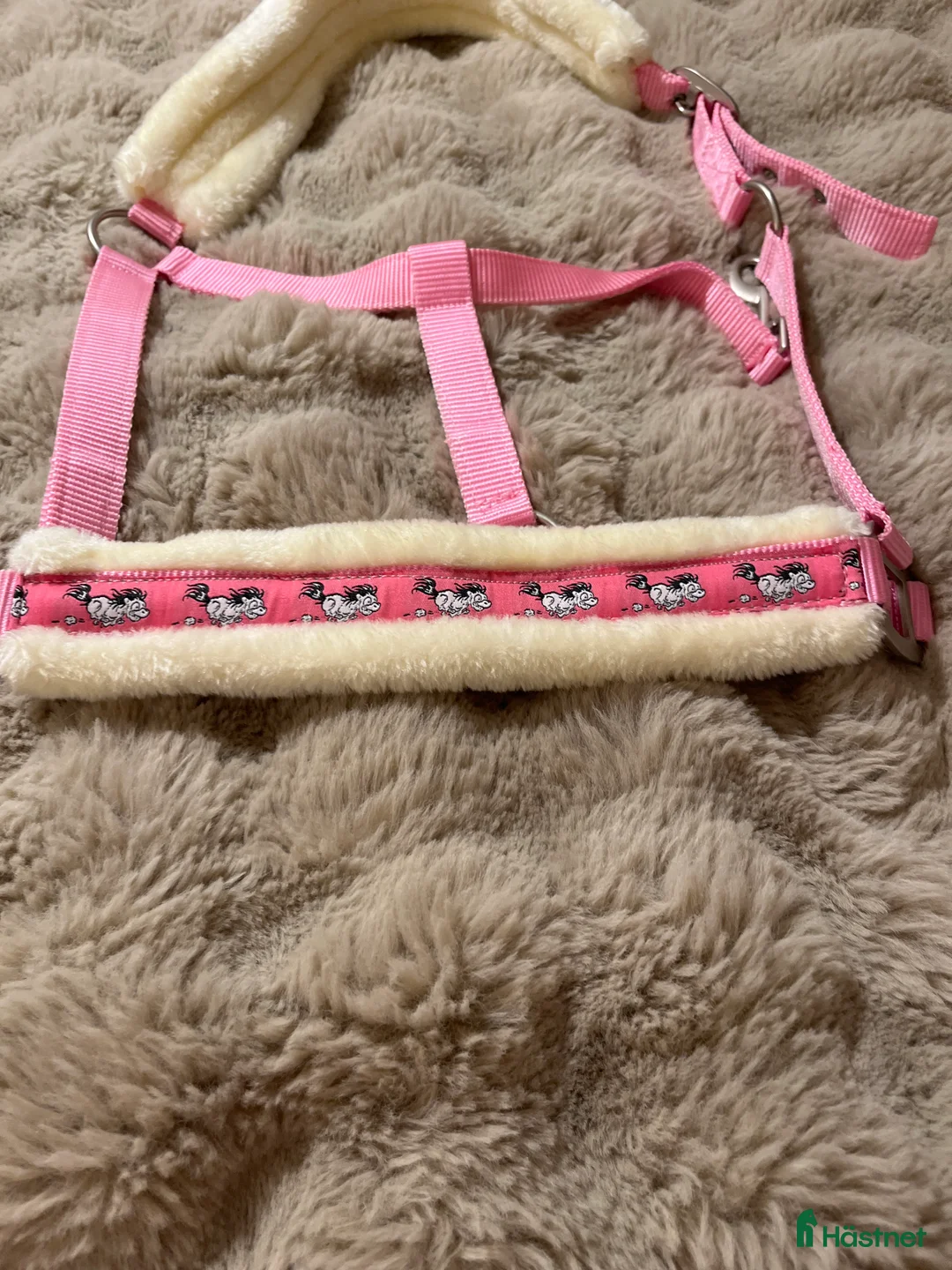 Övrig Hästutrustning hästutrustning till salu: Rosa mulle grimma - Annons 3