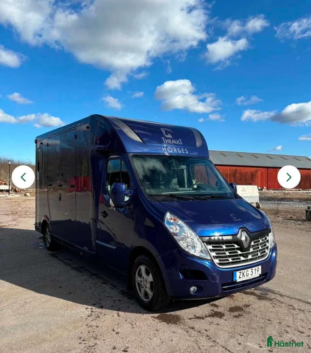 Hästlastbilar  fordon & transport till salu: Theault 5-sits automat momsad - Annons 1