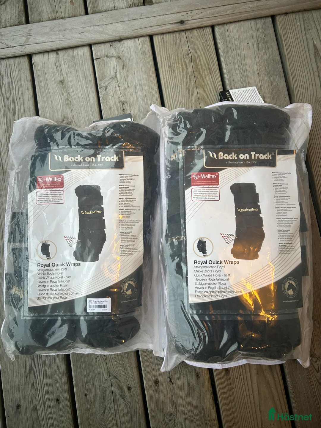 Benskydd hästutrustning till salu: Snabbandage. Två storlekar, M och L i Munkedal - Annons 2