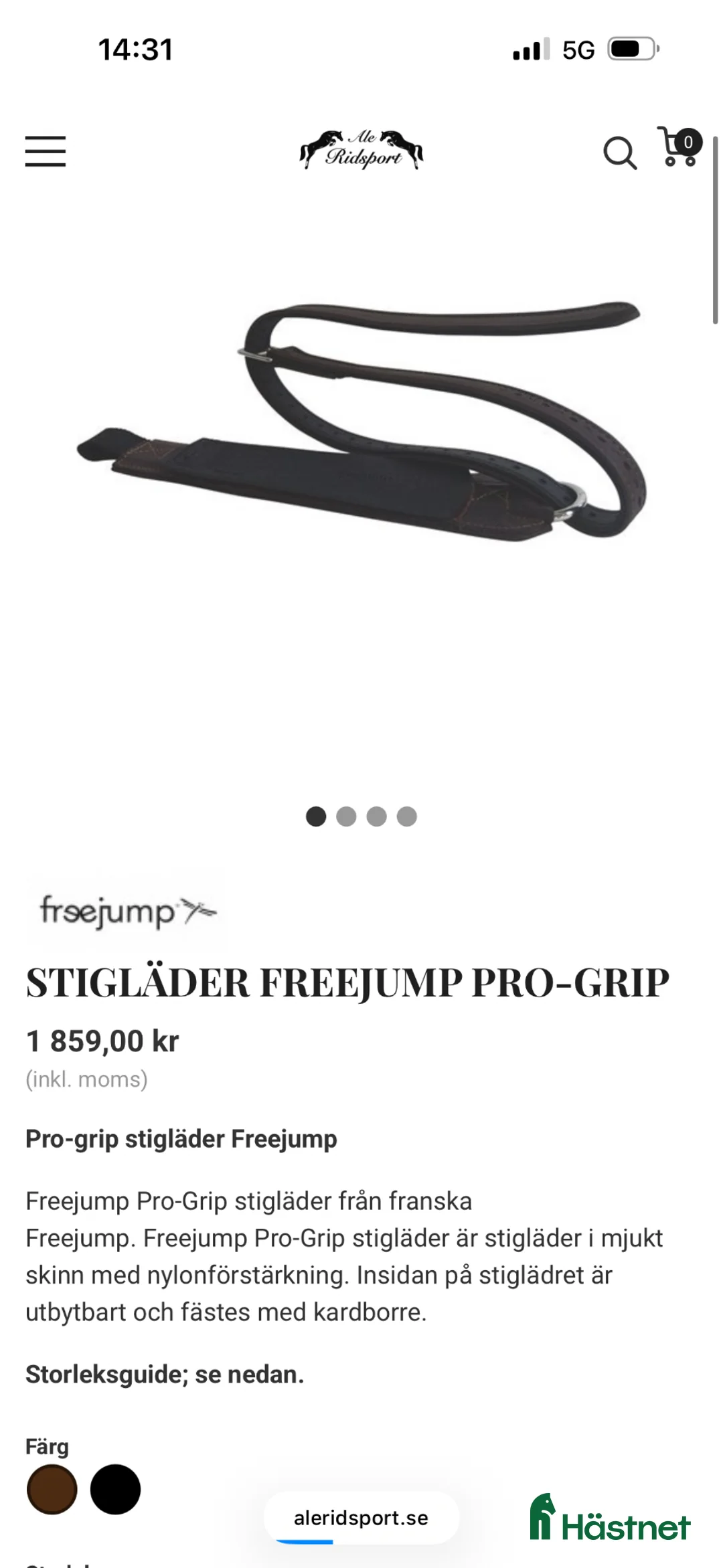 Stigbyglar hästutrustning till salu: Free jumps + stigläder  i Varberg - Annons 2