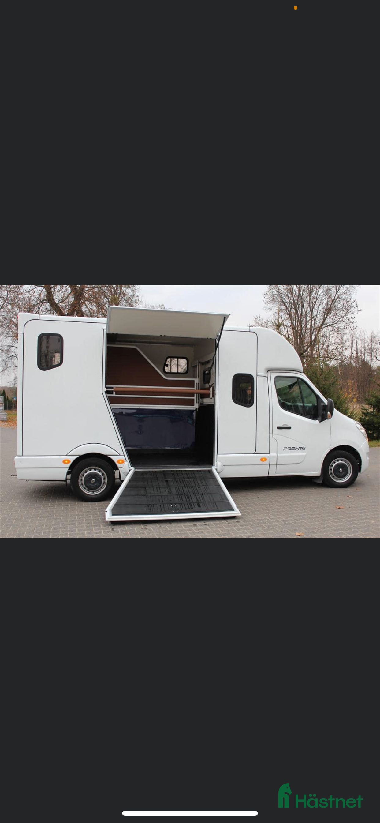 Hästlastbilar  fordon & transport till salu: B-kort hästlastbil Renault Master i Örkelljunga - Annons 7