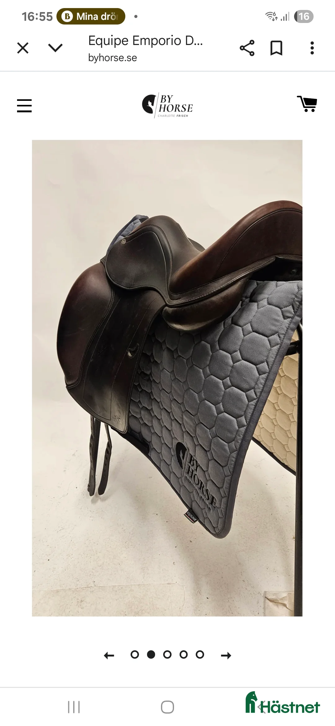 Sadlar hästutrustning till salu: Equipe Emporio i utmärkt skick i Kungsängen - Annons 4