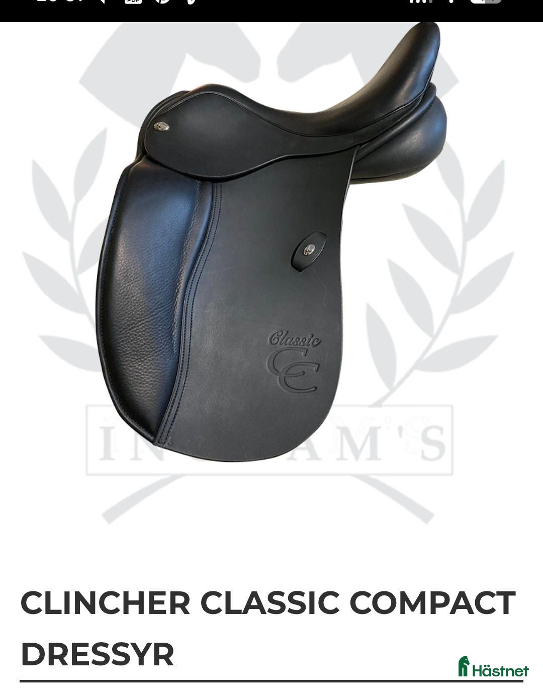 Sadlar hästutrustning ClinCher Compact Dressage  - Annons 9