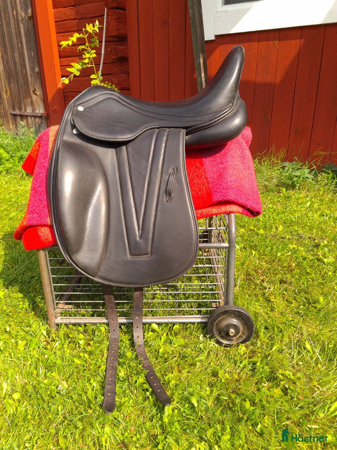 Sadlar hästutrustning till salu: Dressyrsadel svart Colbert Brother 17.5 MW och W i Bergshamra - Annons 1