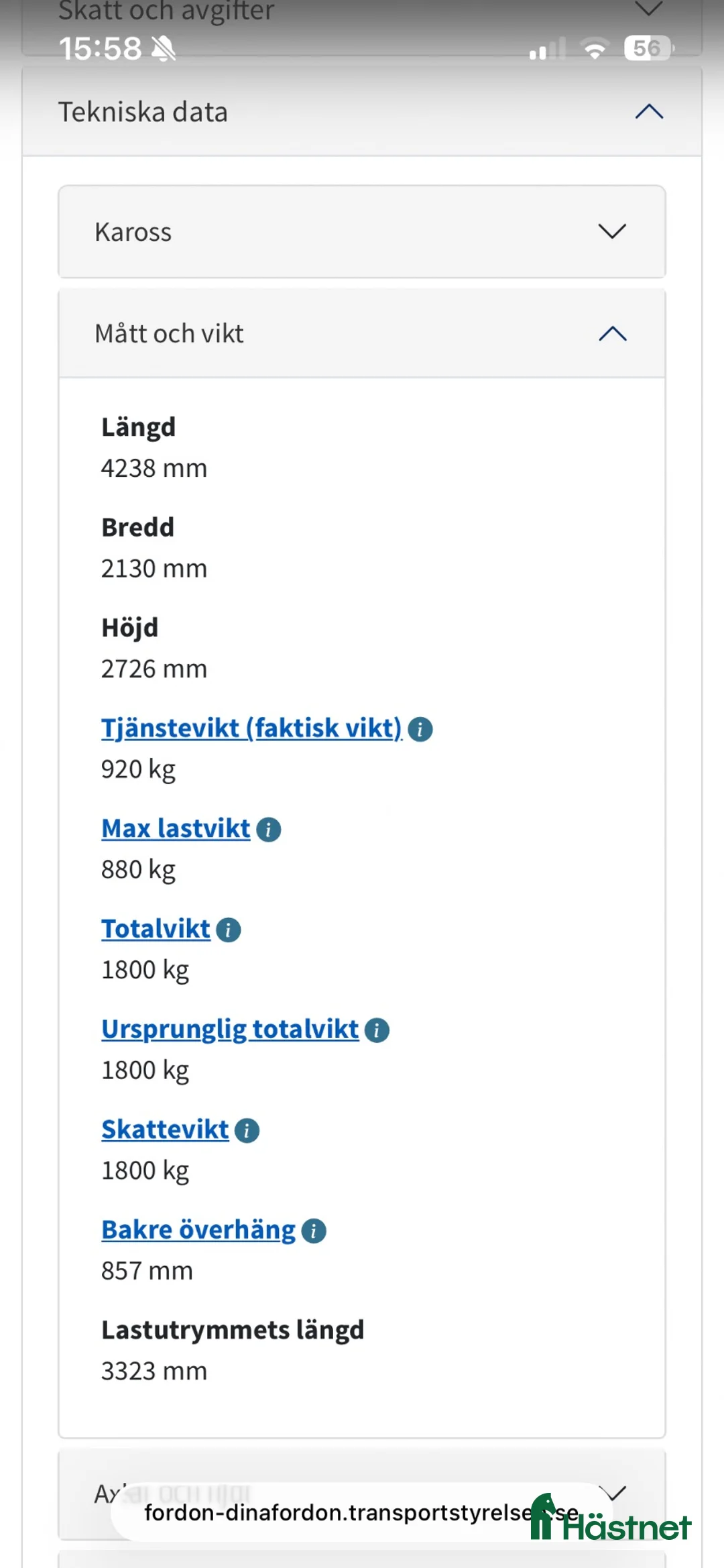 Hästtransporter  fordon & transport till salu: Ifor Williams HB506 2017 - i trafik från 2019 - Annons 5