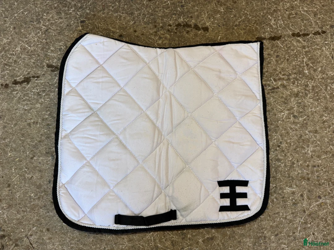 Schabrak & Vojlockar hästutrustning till salu: Vitt dressyrschabrak  - Annons 1