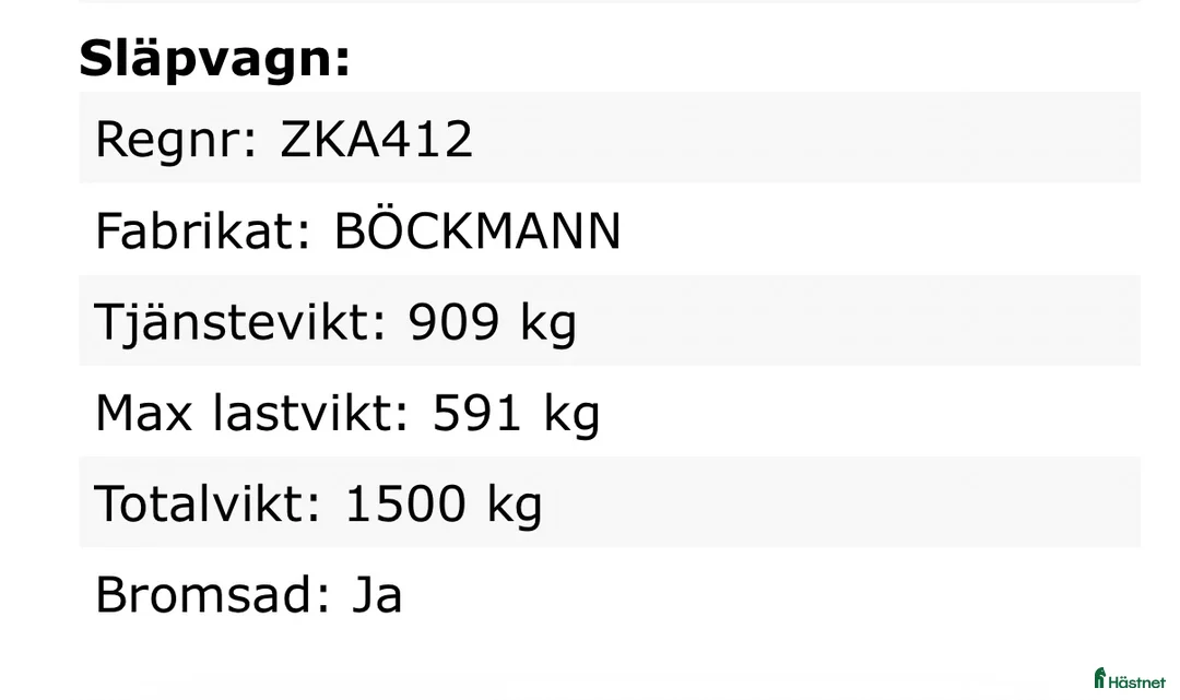 Hästtransporter  fordon & transport till salu: Böckmann Comfort glasfiber - Annons 4