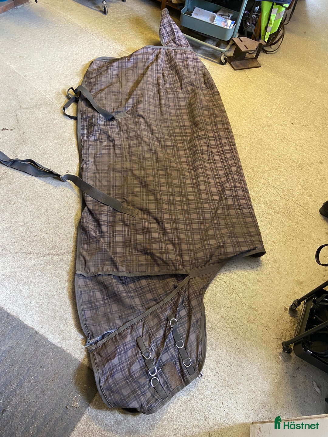 Täcken hästutrustning till salu: Utetäcken strl 155 i Linneryd - Annons 1