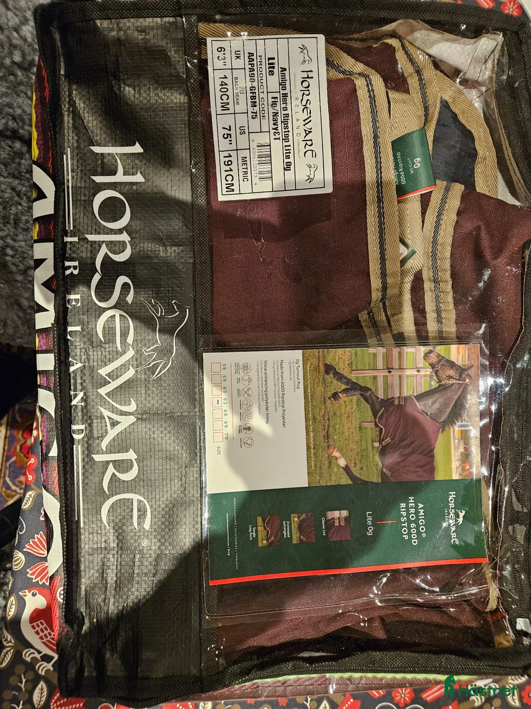 Täcken hästutrustning till salu: Horseware regntäcke stl. 140 i Lomma - Annons 4