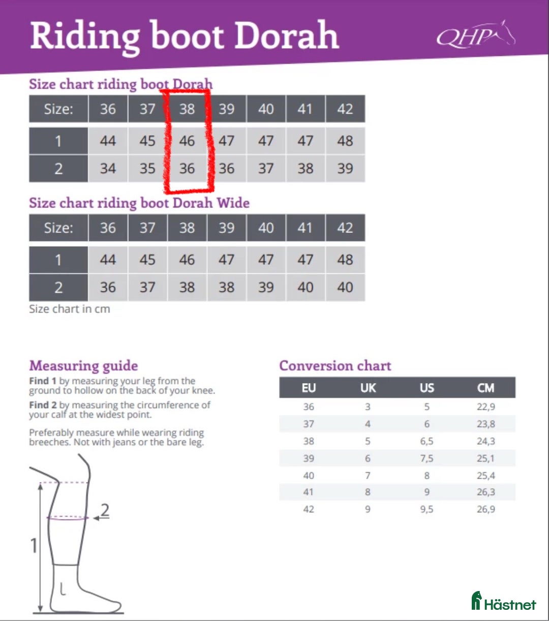 Ridstövlar ryttarutrustning till salu: Ridstövlar QHP Dorah i Västerås - Annons 7